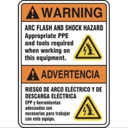 Accuform BILINGUAL Safety Sign SPANISH SBMELC362XP SBMELC362XP